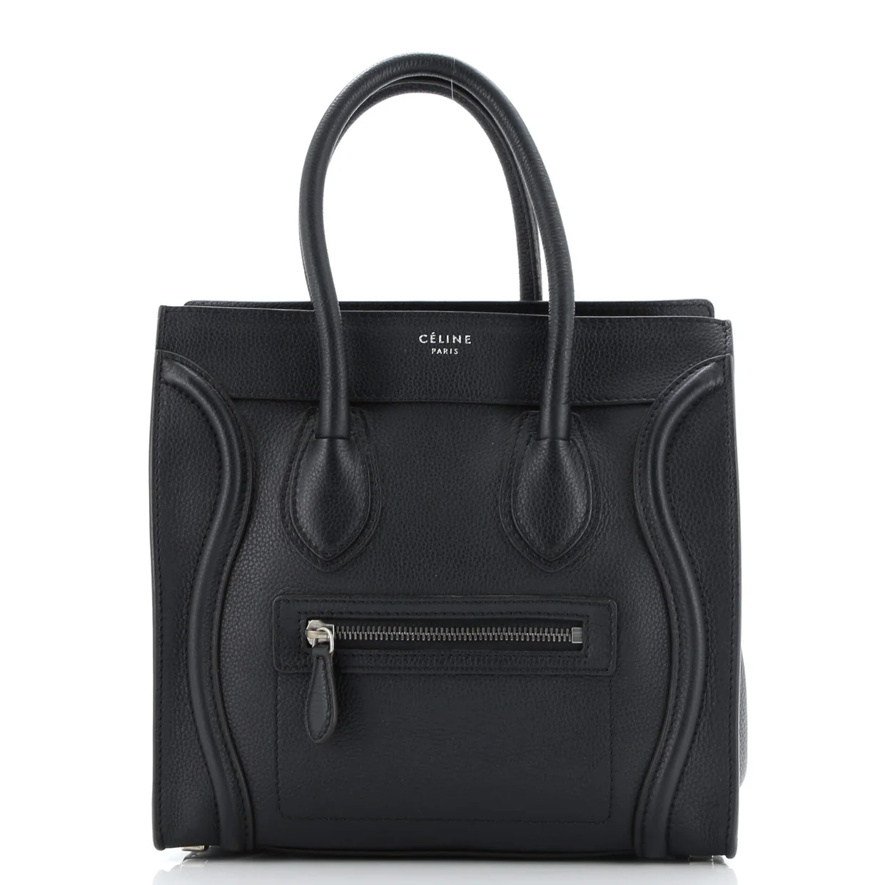 Luggage Bag Grainy Leather Micro - Deep Luxury