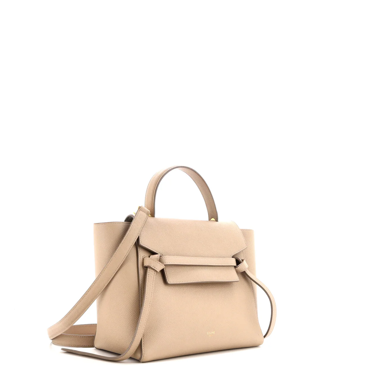 Belt Bag Textured Leather Micro - Deep Luxury