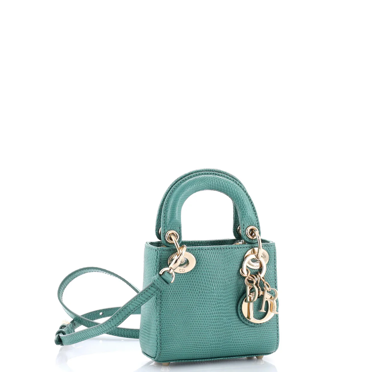 Lady Dior Bag Lizard Micro - Deep Luxury