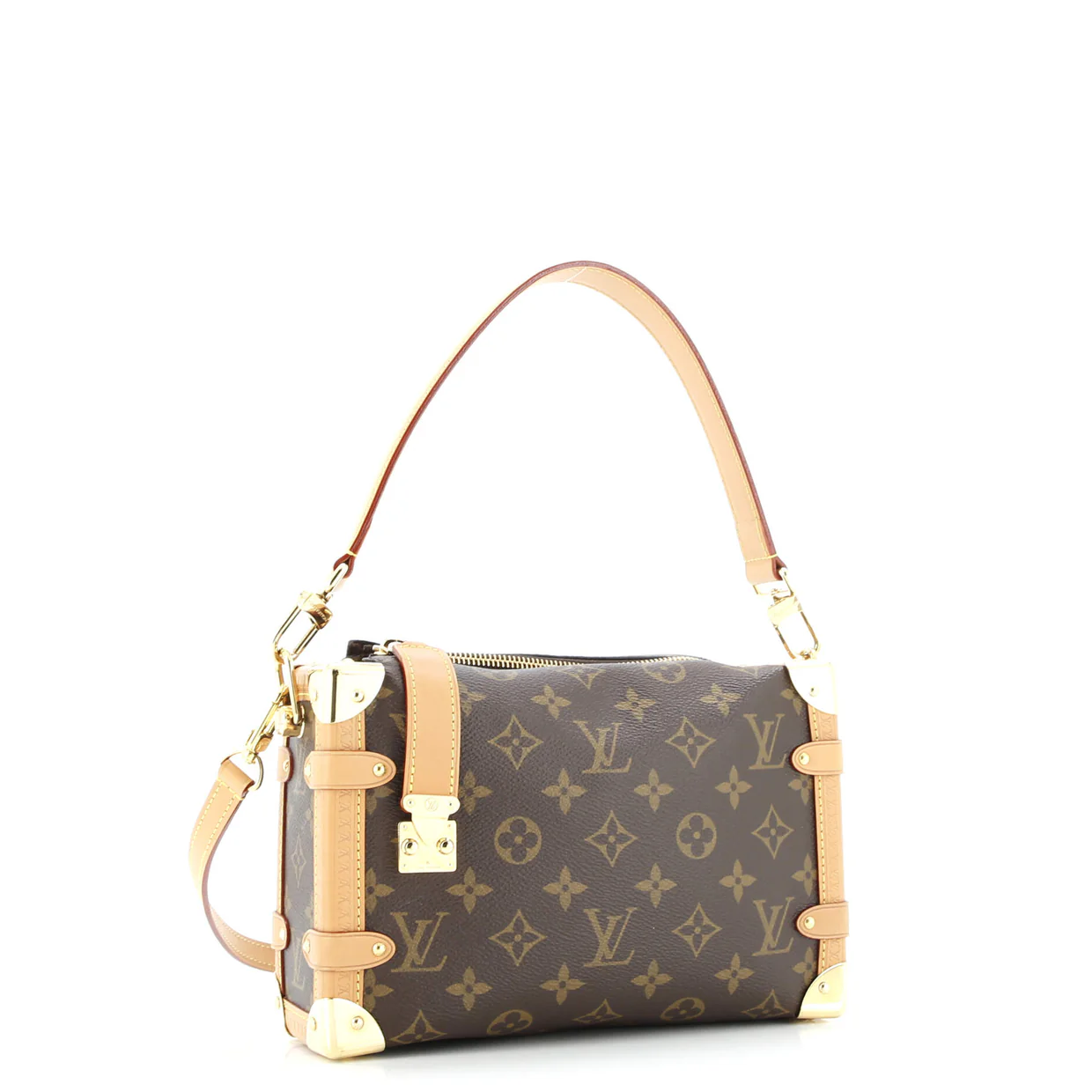 Side Trunk Handbag Monogram Canvas MM - Deep Luxury