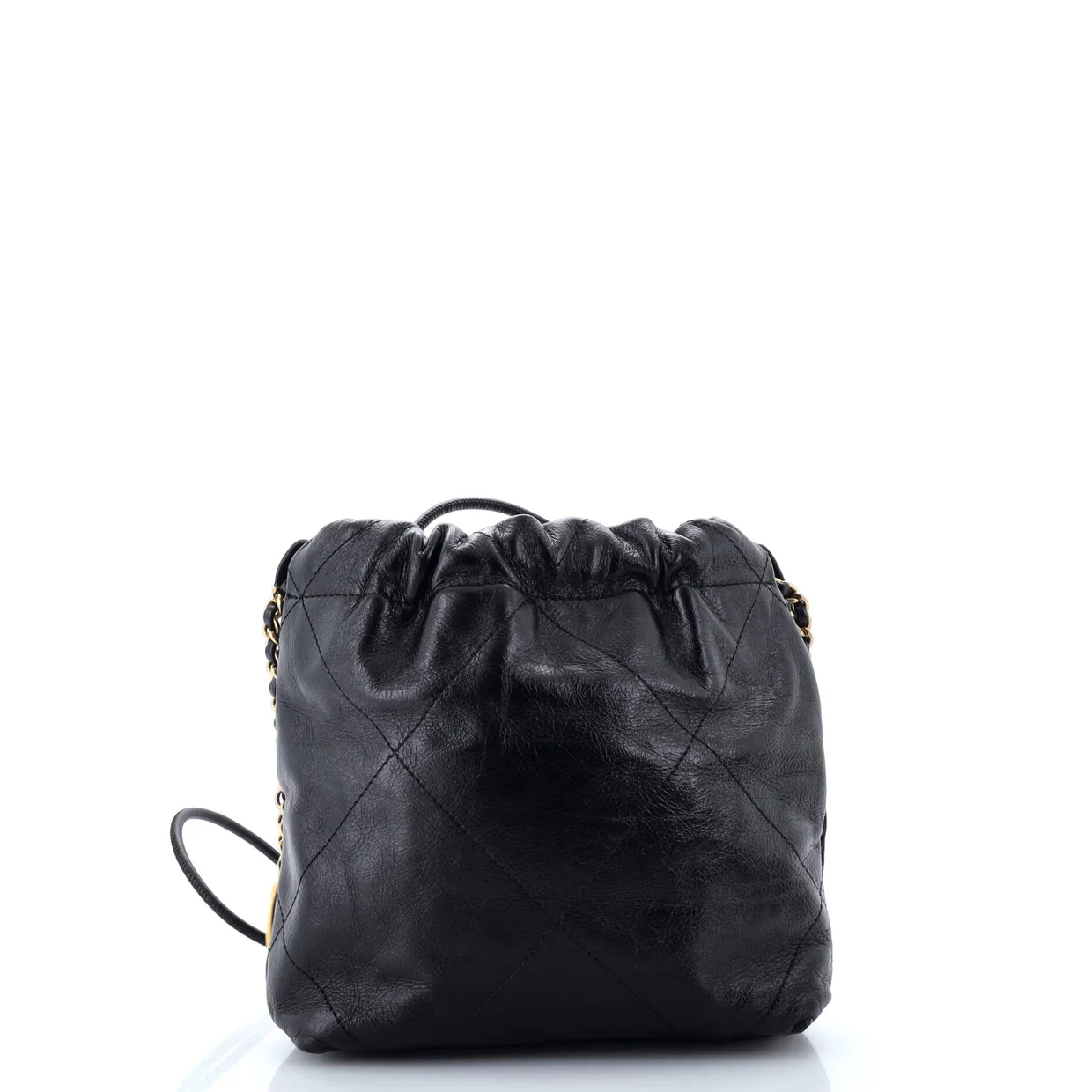 22 Chain Hobo Quilted Calfskin with Pearl Chain Mini - Deep Luxury