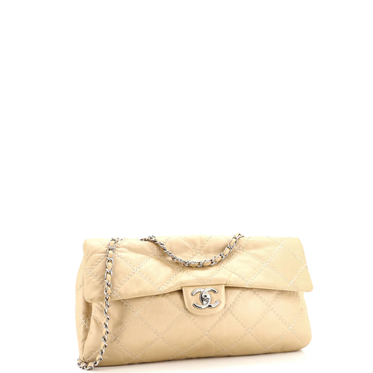 Ultimate Stitch Flap Bag Quilted Lambskin Large - Deep Luxury