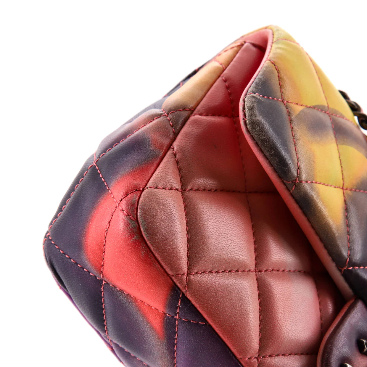 Flower Power Flap Bag Quilted Lambskin Small - Deep Luxury