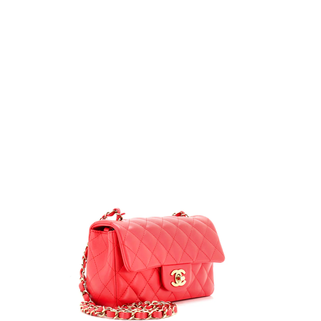 Classic Single Flap Bag Quilted Lambskin Mini - Deep Luxury