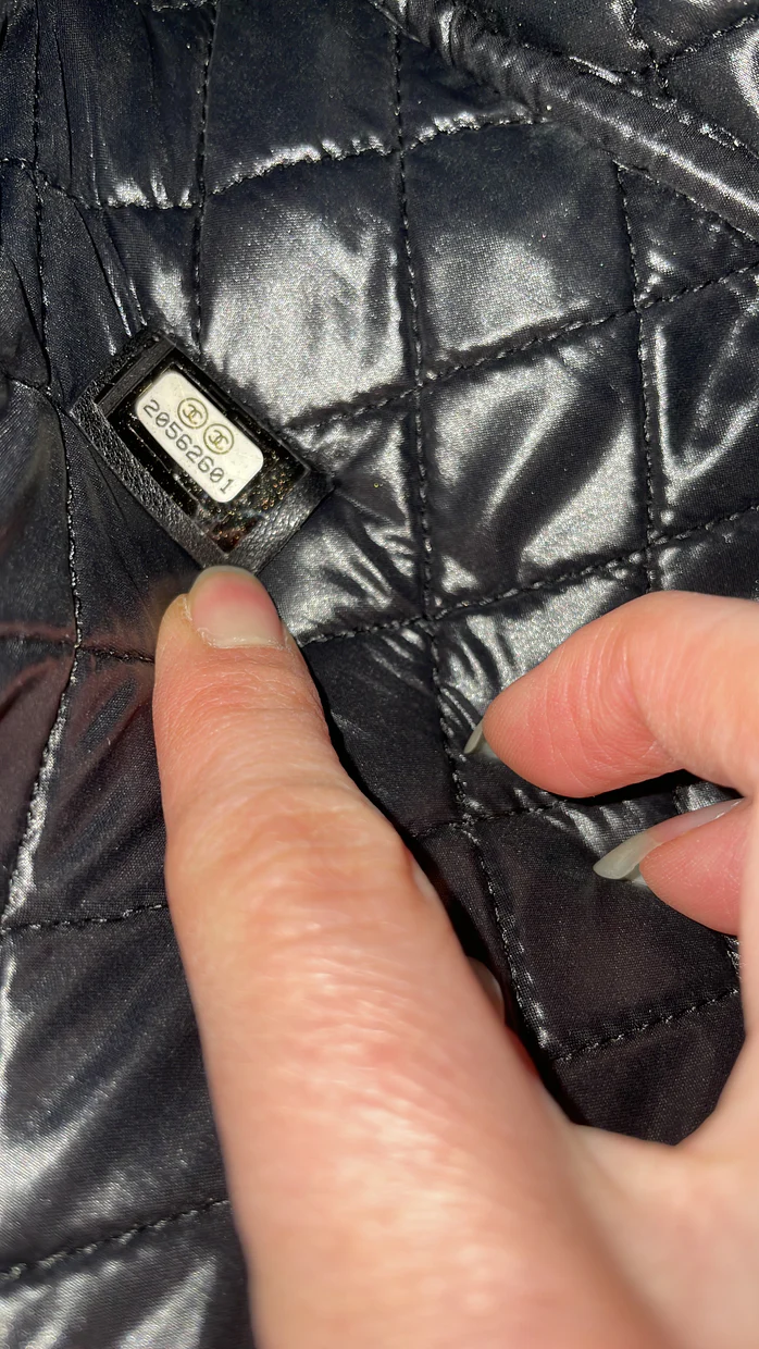 O Case Clutch Quilted Perforated Lambskin Medium - Deep Luxury