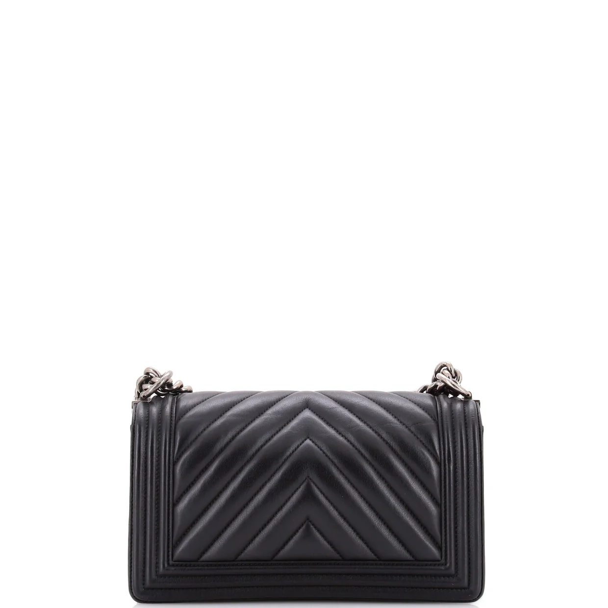 Boy Flap Bag Chevron Lambskin Old Medium - Deep Luxury