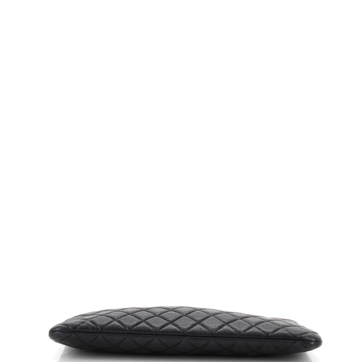O Case Clutch Quilted Caviar Large - Deep Luxury