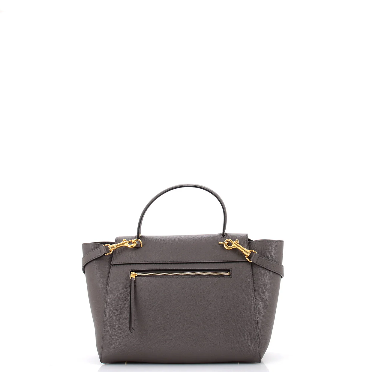 Belt Bag Textured Leather Mini - Deep Luxury