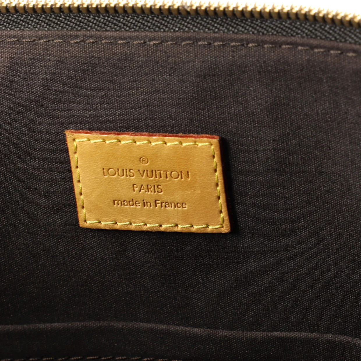 Alma Handbag Monogram Vernis GM - Deep Luxury