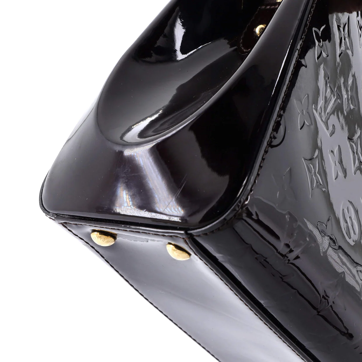 Brea NM Handbag Monogram Vernis MM - Deep Luxury