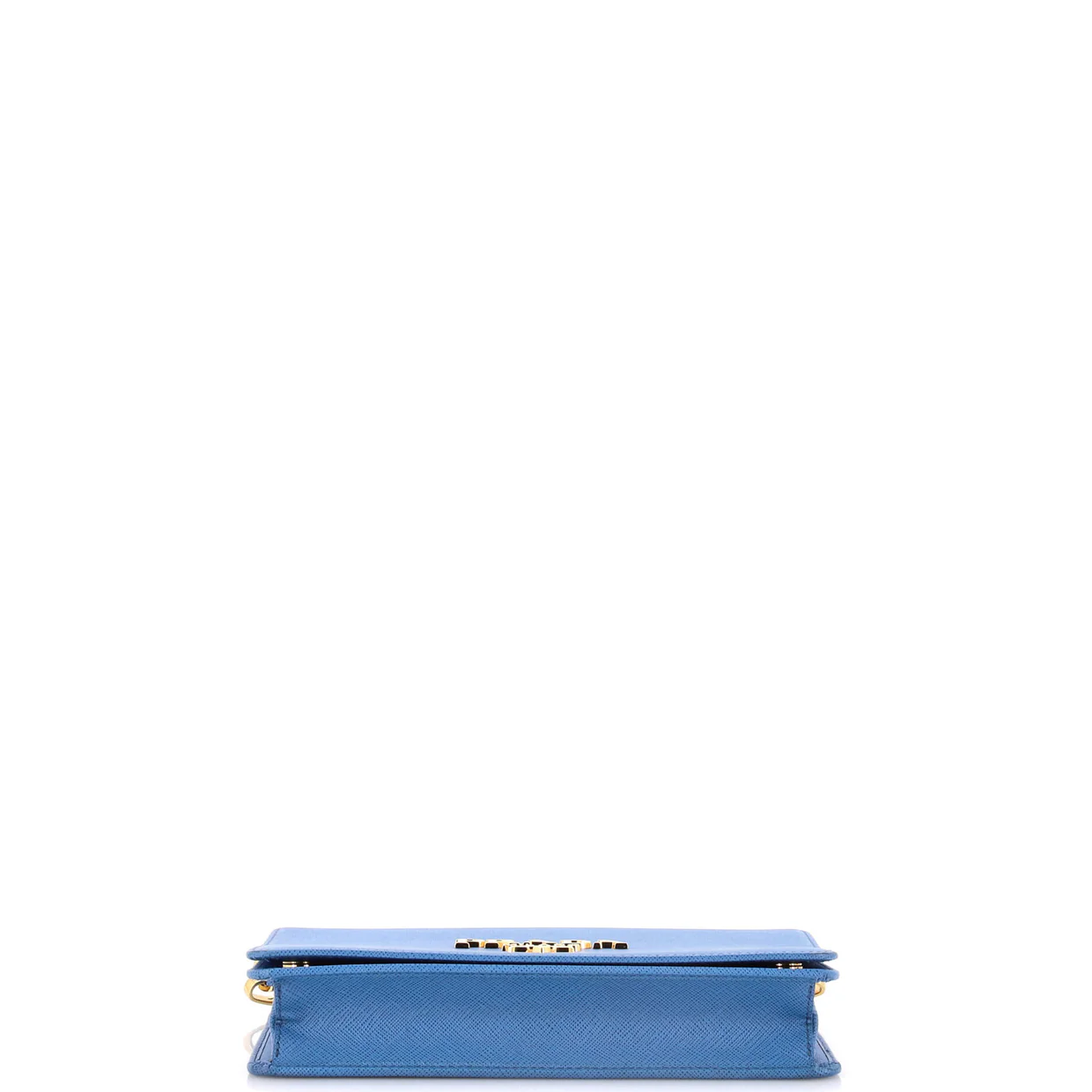 Chain Wallet Crossbody Saffiano Leather - Deep Luxury