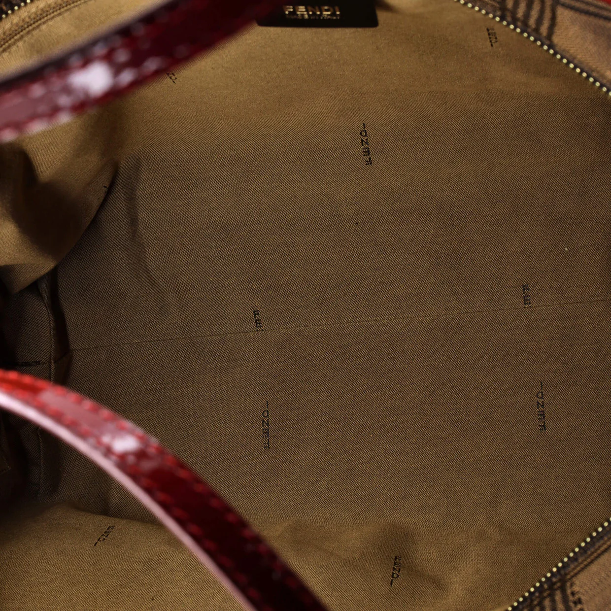 Roll Tote Studded Printed Canvas Medium - Deep Luxury