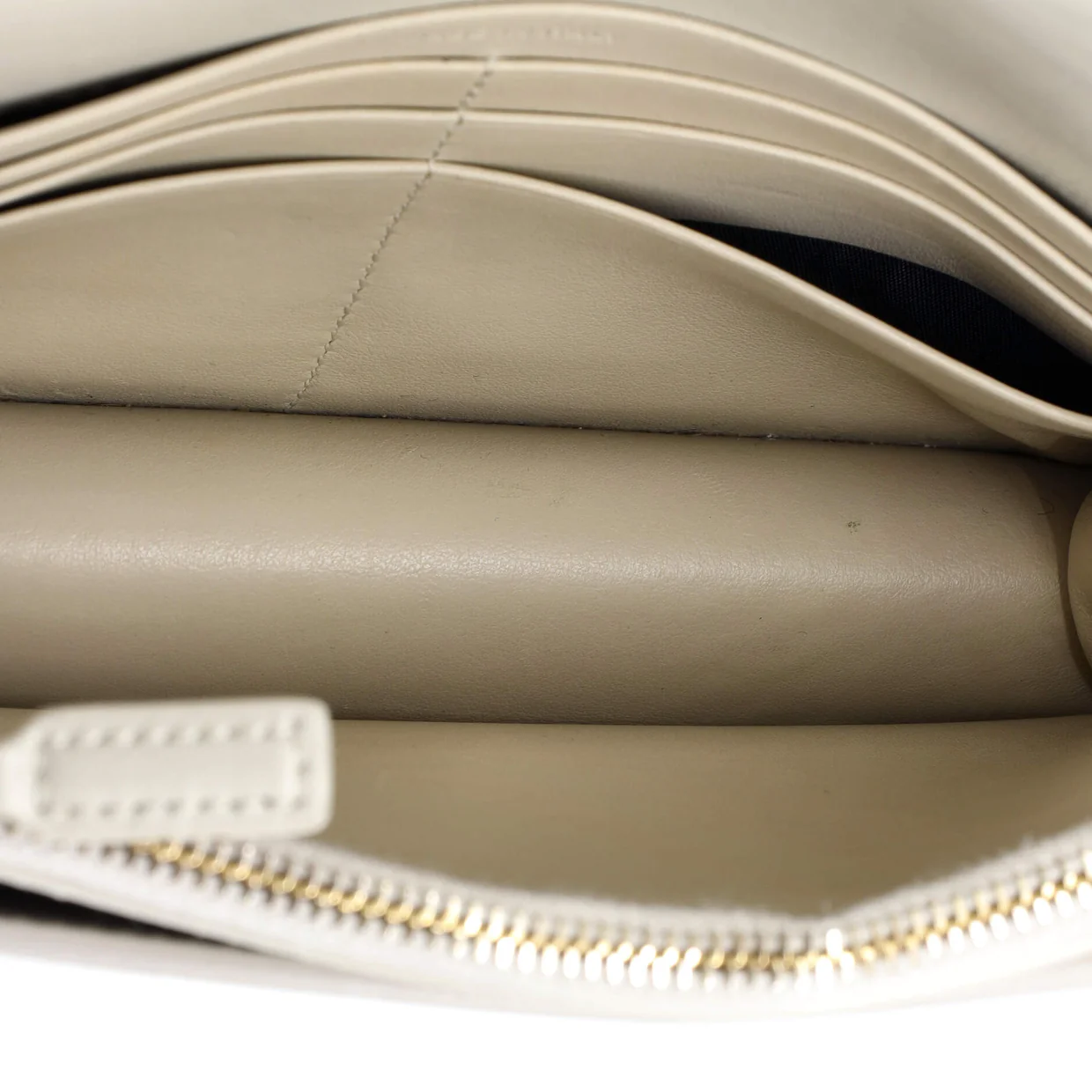 Sunset Top Handle Chain Wallet Leather - Deep Luxury