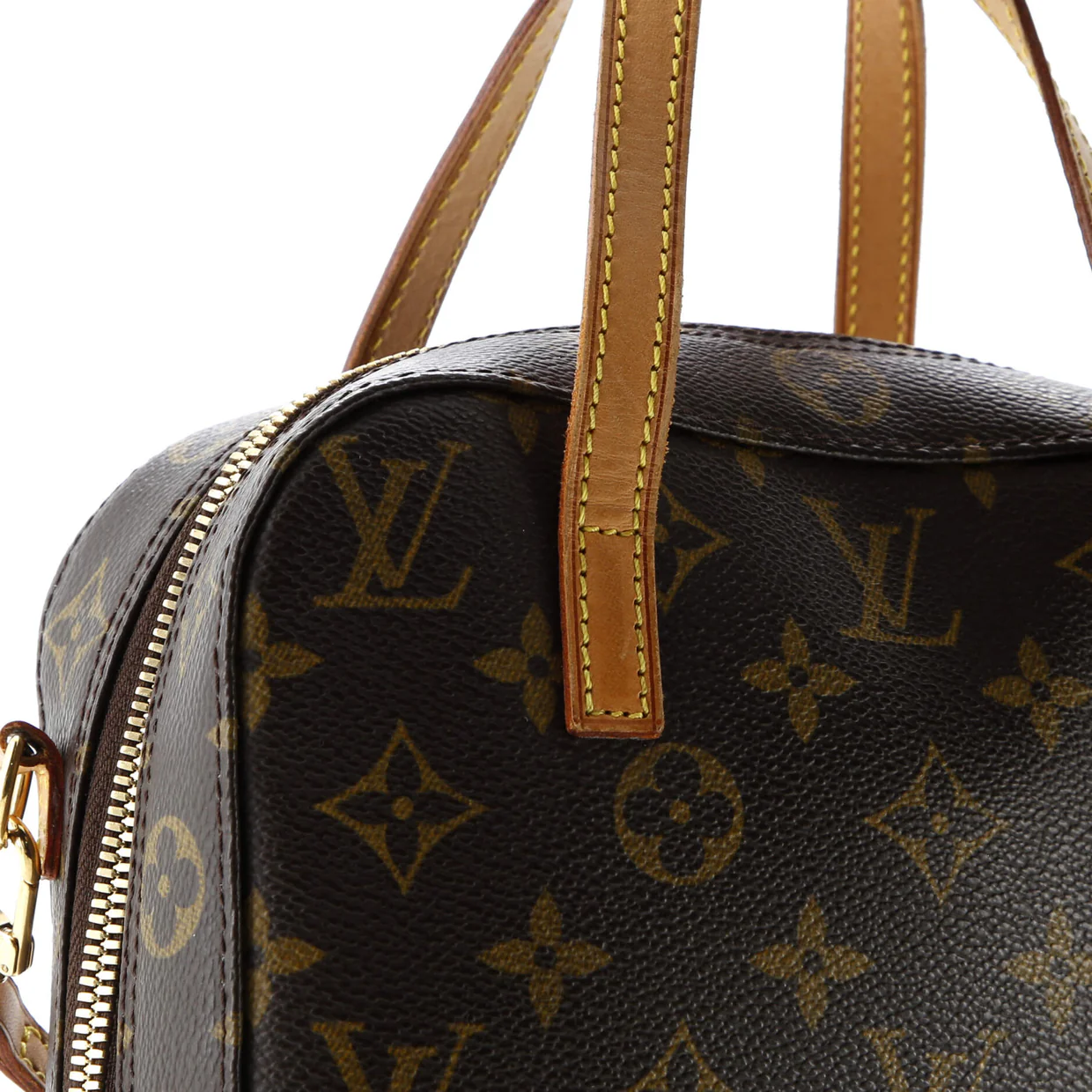 Spontini Handbag Monogram Canvas - Deep Luxury