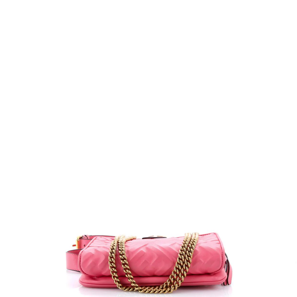 Upside Down Bag Zucca Embossed Leather - Deep Luxury