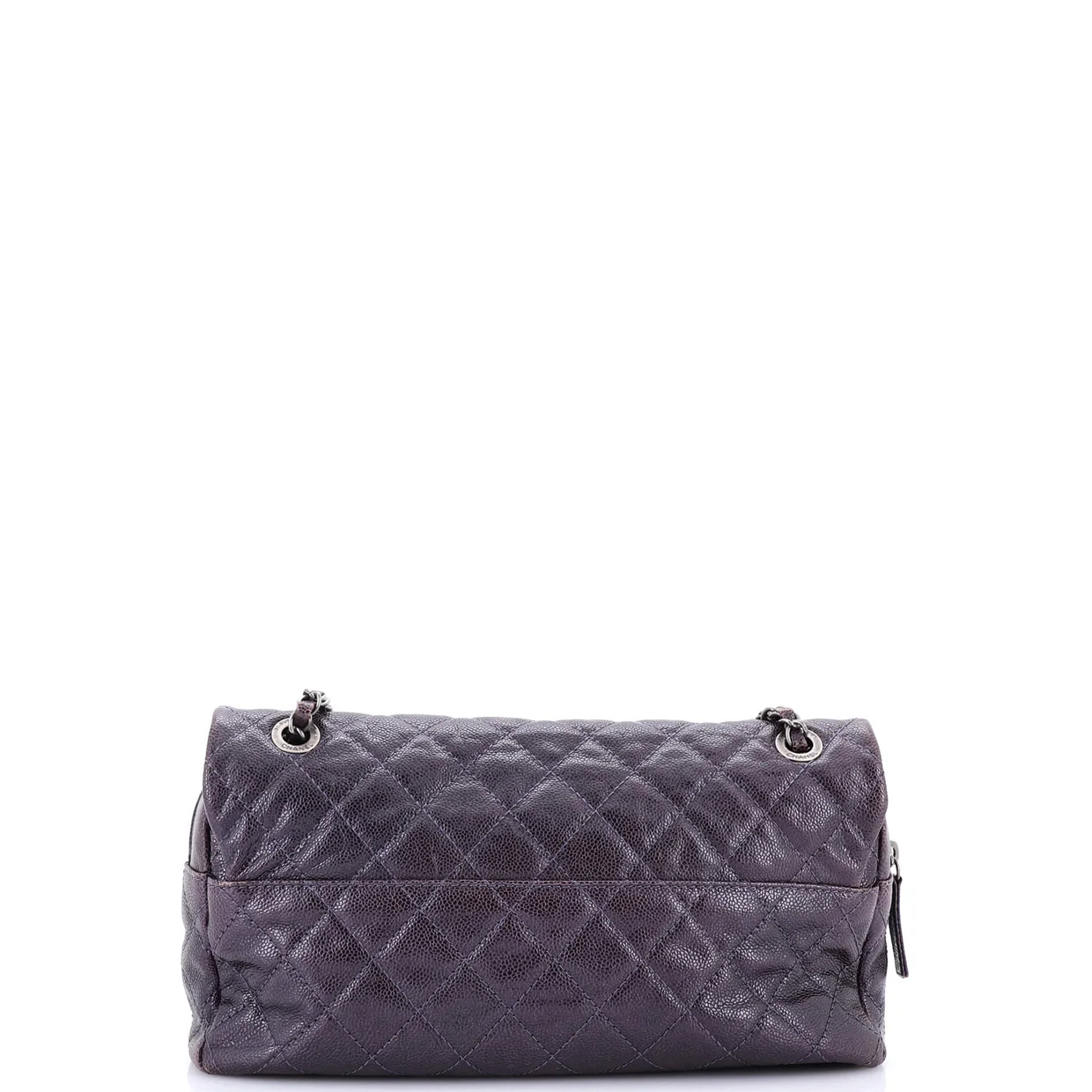 Easy Flap Bag Quilted Caviar Large - Deep Luxury