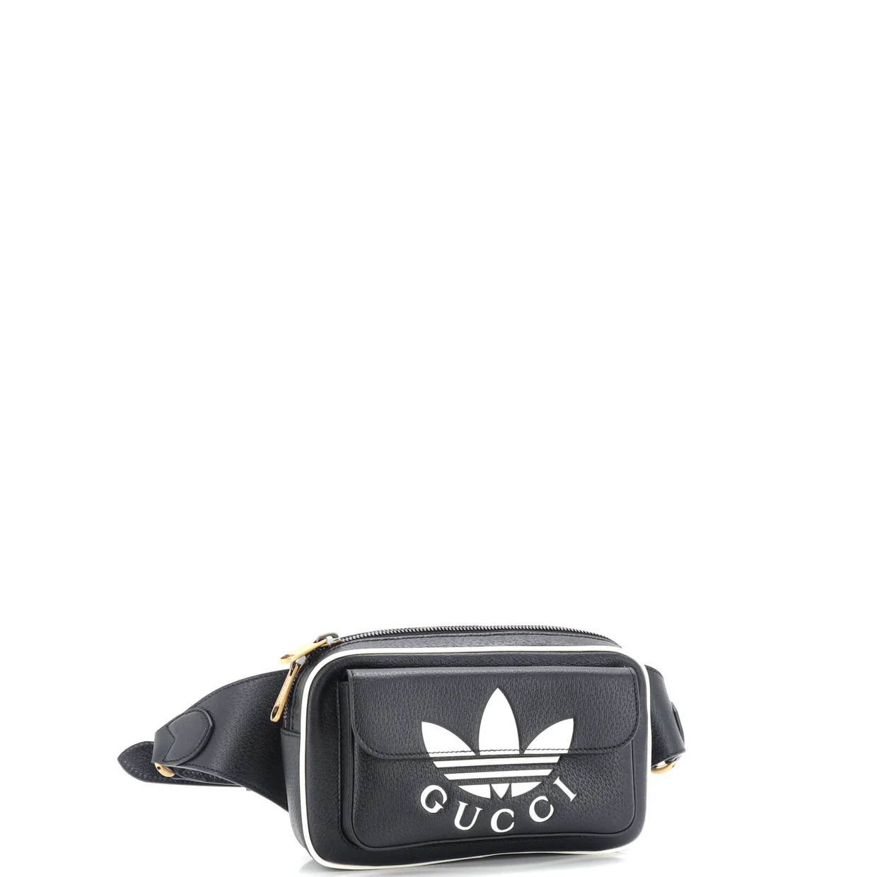 x adidas Zip Belt Bag Leather - Deep Luxury