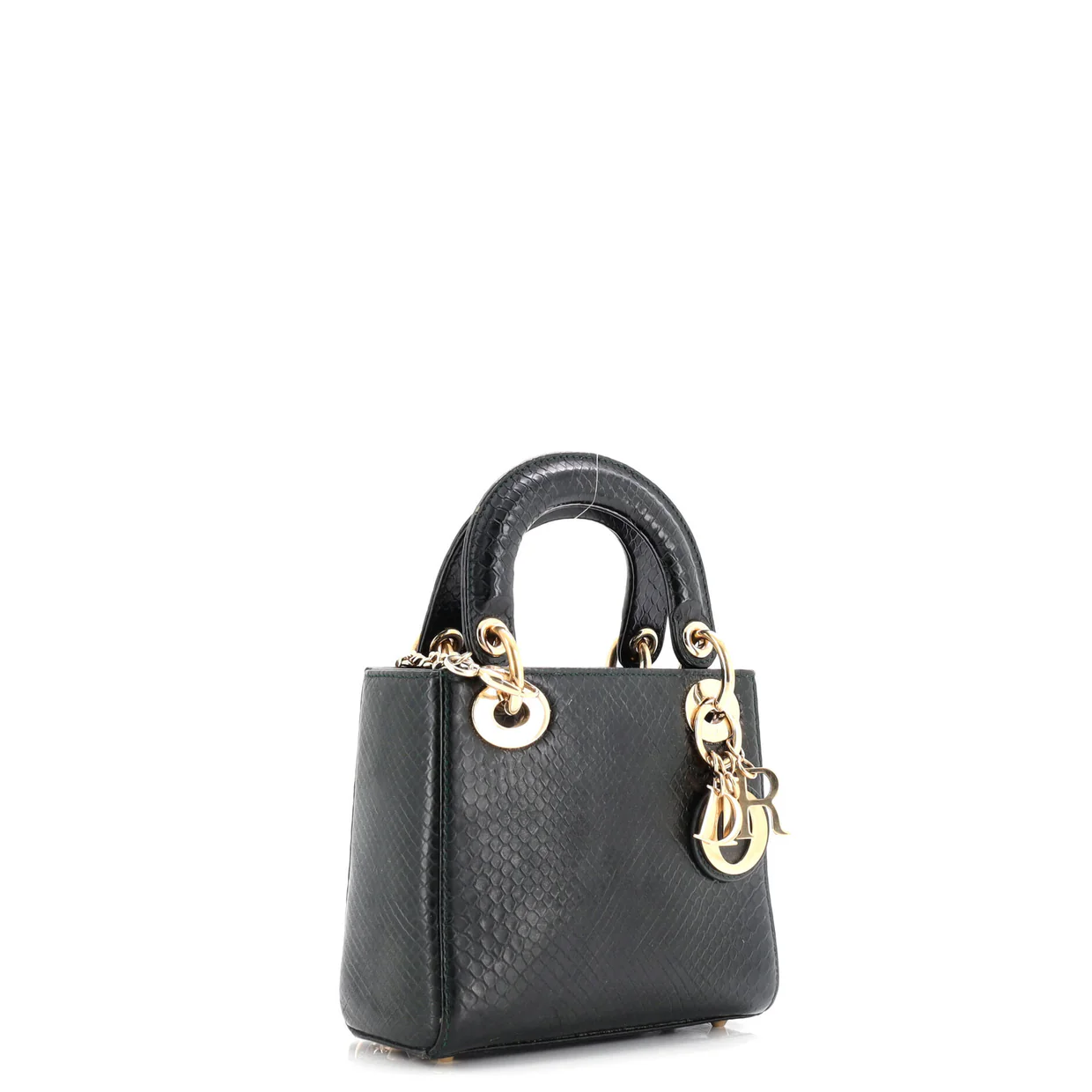 Lady Dior Chain Bag Python Mini - Deep Luxury