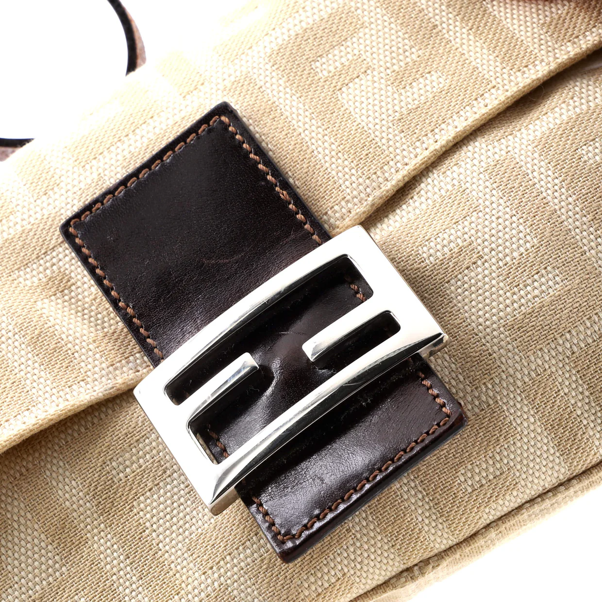 Baguette Bag Zucca Canvas - Deep Luxury