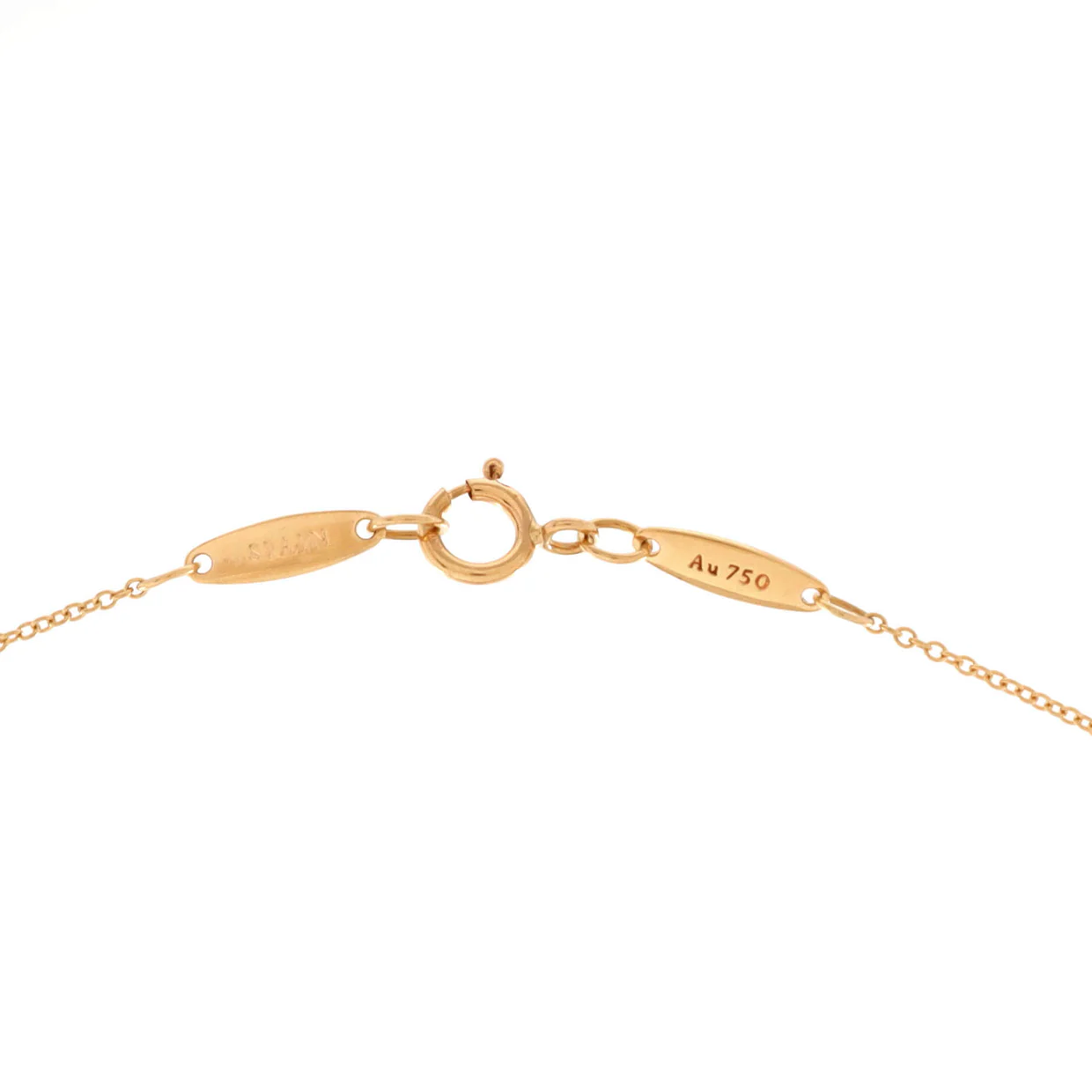 Elsa Peretti Open Heart Pendant Necklace 18K Yellow Gold 7mm - Deep Luxury