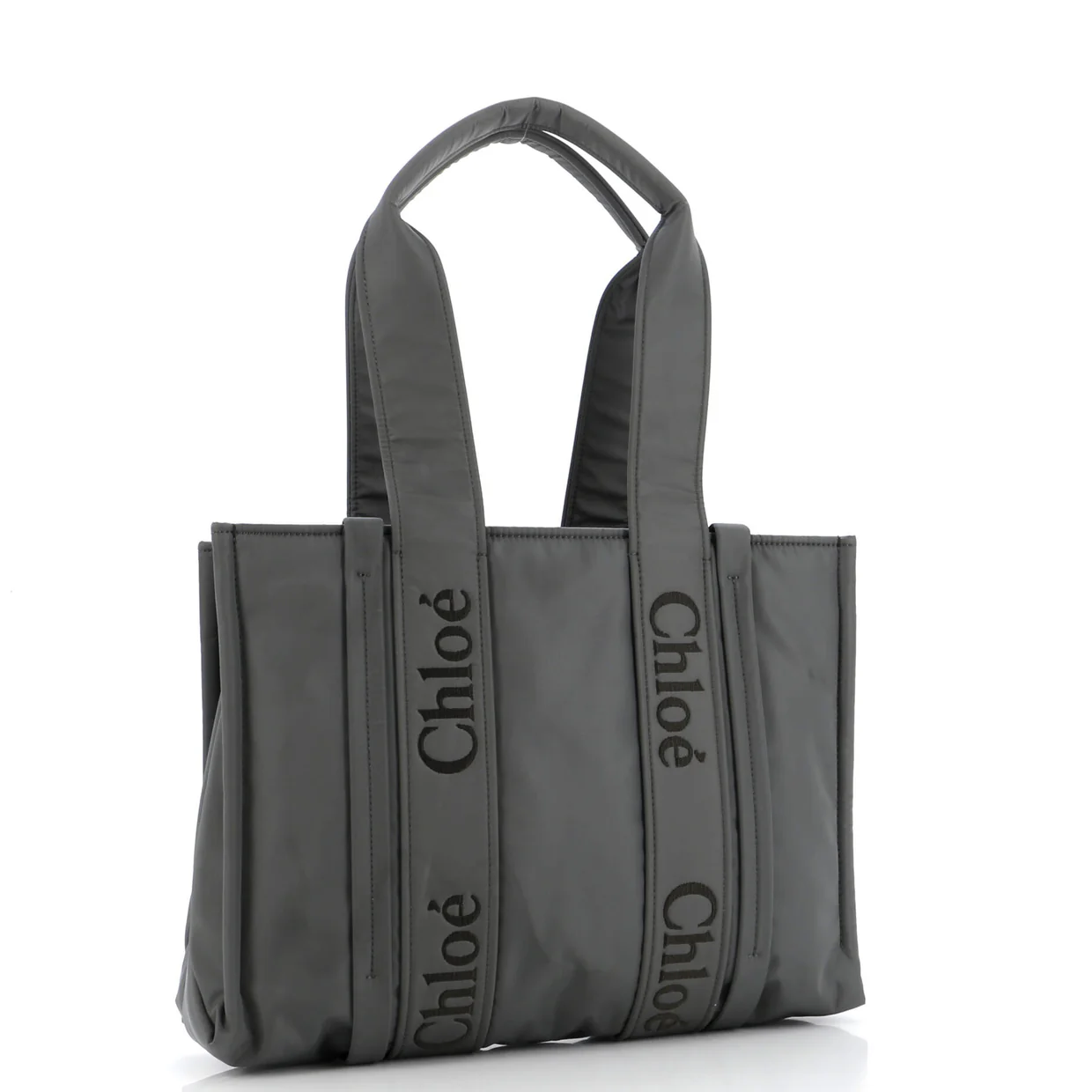 Woody Tote Recycled Nylon Medium - Deep Luxury