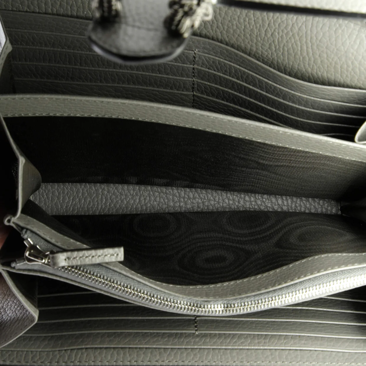 Dionysus Chain Wallet Leather with Embellished Detail Small - Deep Luxury