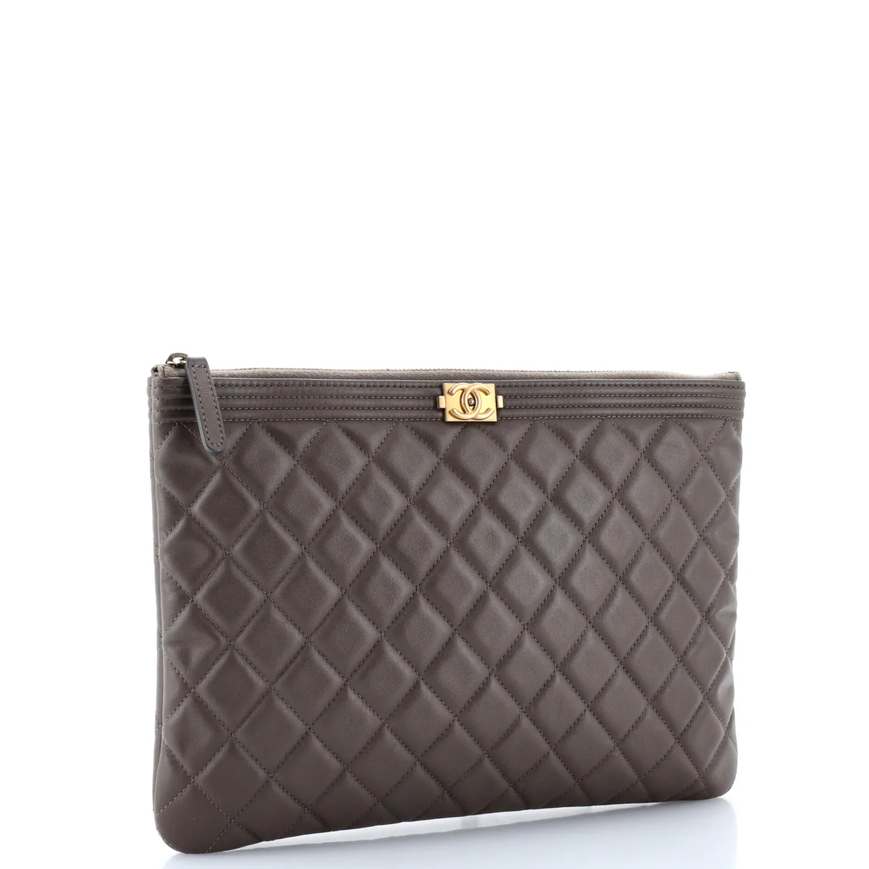 Boy O Case Clutch Quilted Lambskin Medium - Deep Luxury