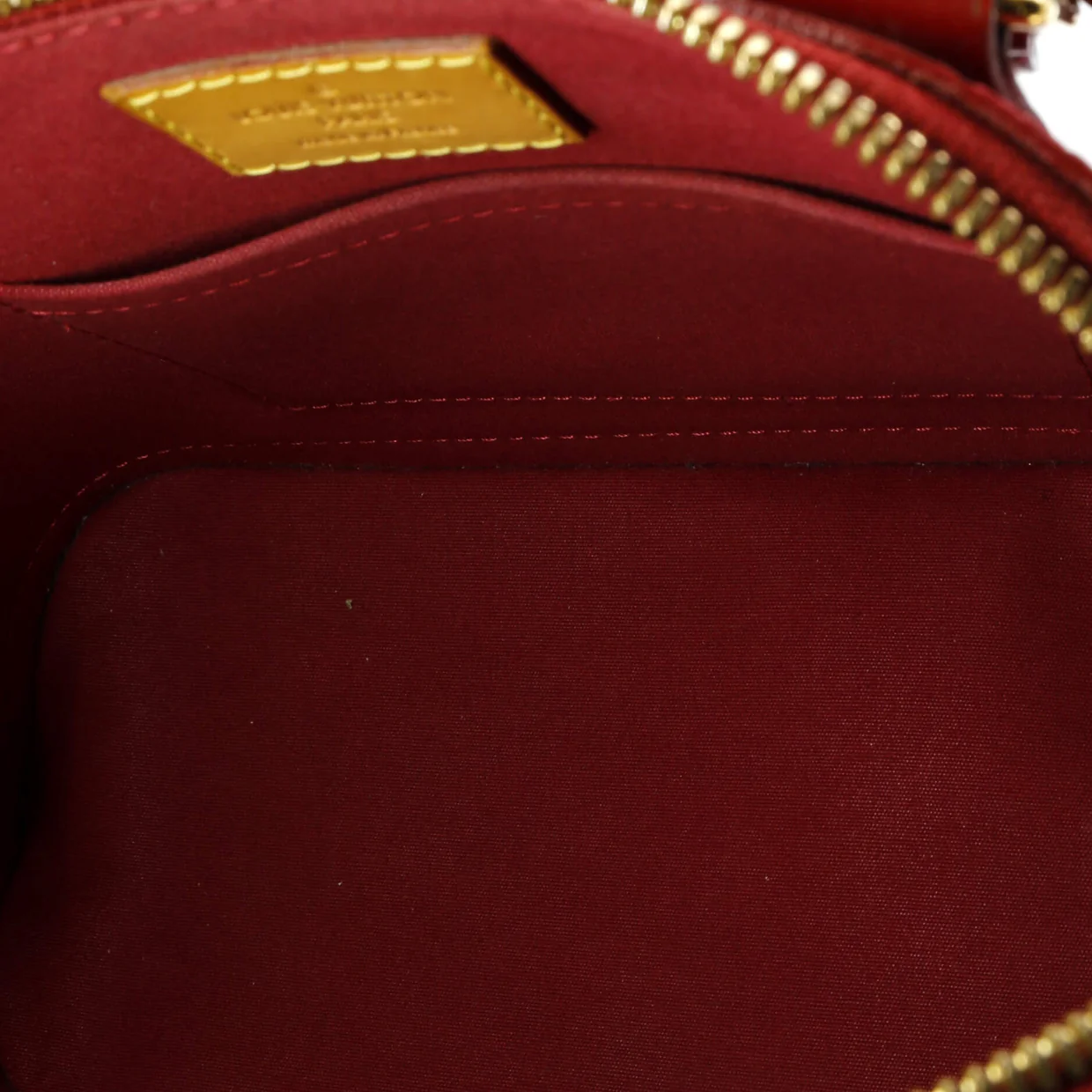 Alma Handbag Limited Edition Monogram Vernis Rayures BB - Deep Luxury