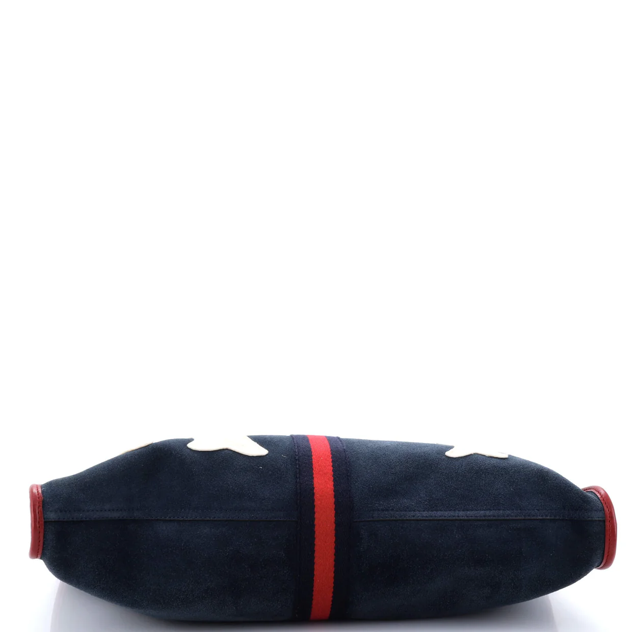 Rajah Chain Tote Suede with Applique Large - Deep Luxury