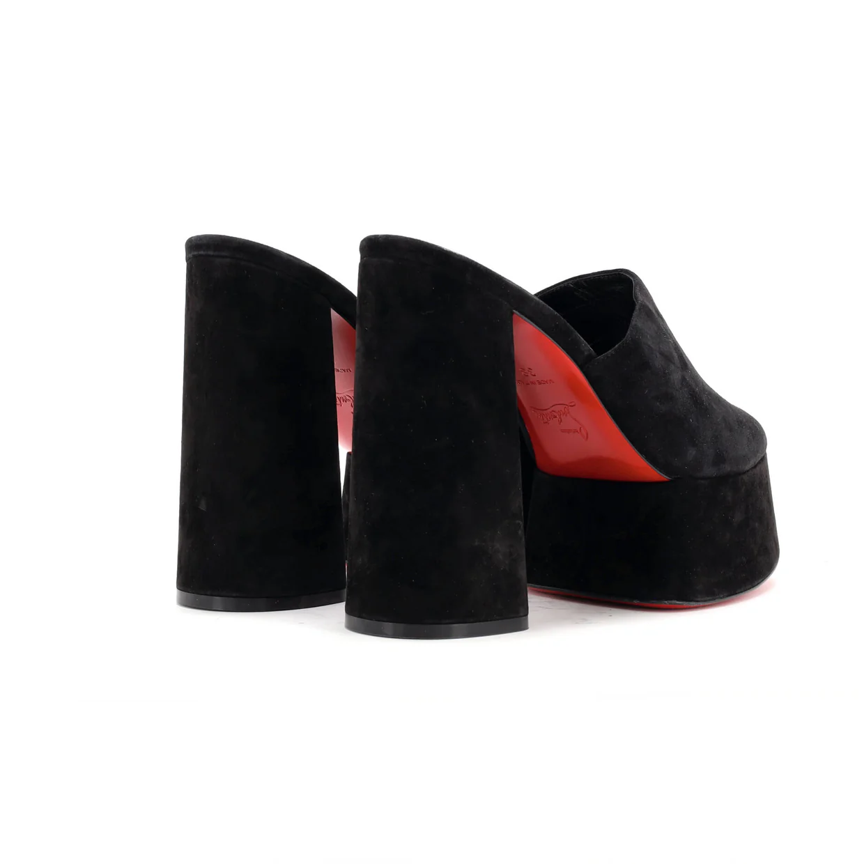 Women's Yazemule Platform Slide Sandals Suede 130 - Deep Luxury