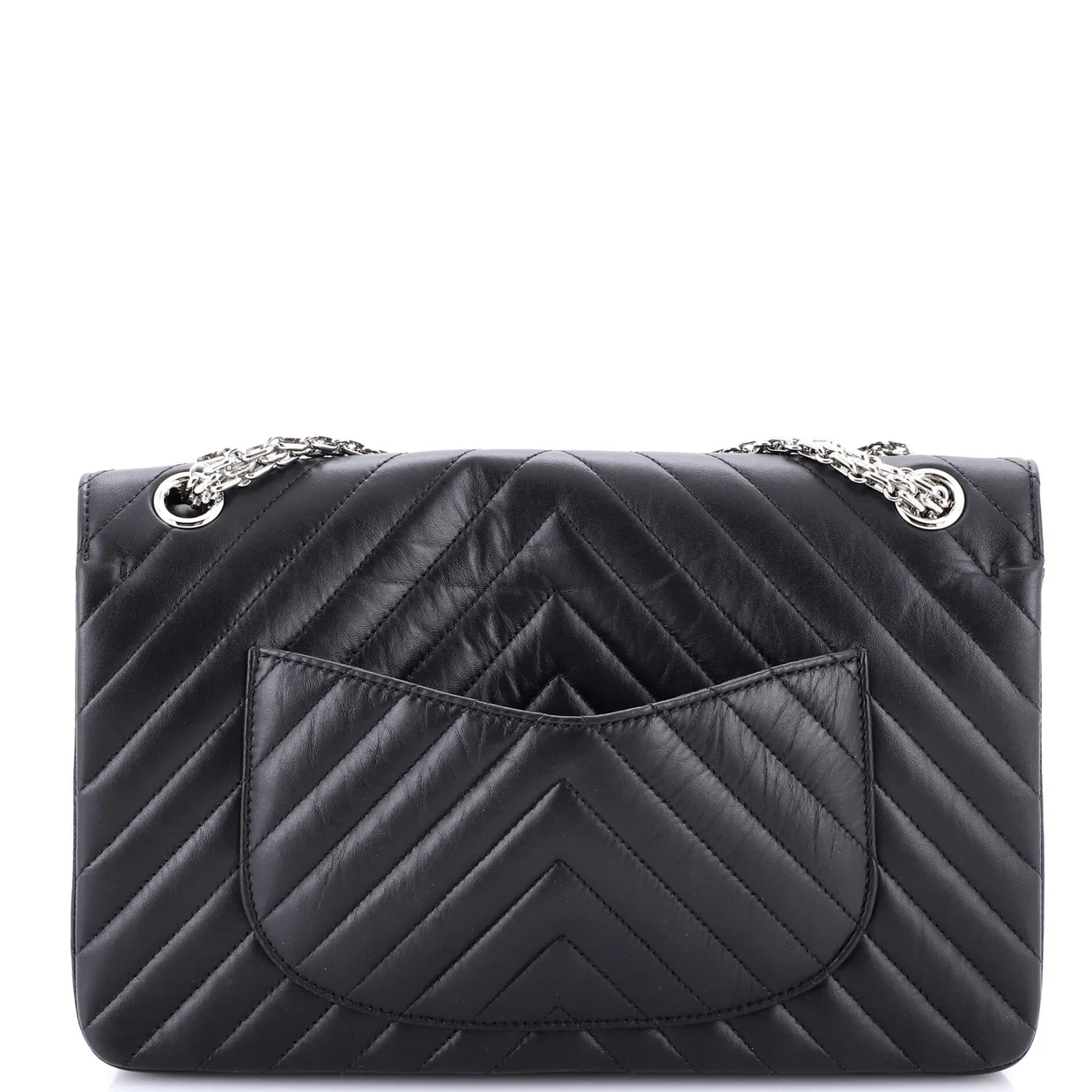 Reissue 2.55 Flap Bag Chevron Aged Calfskin 226 - Deep Luxury
