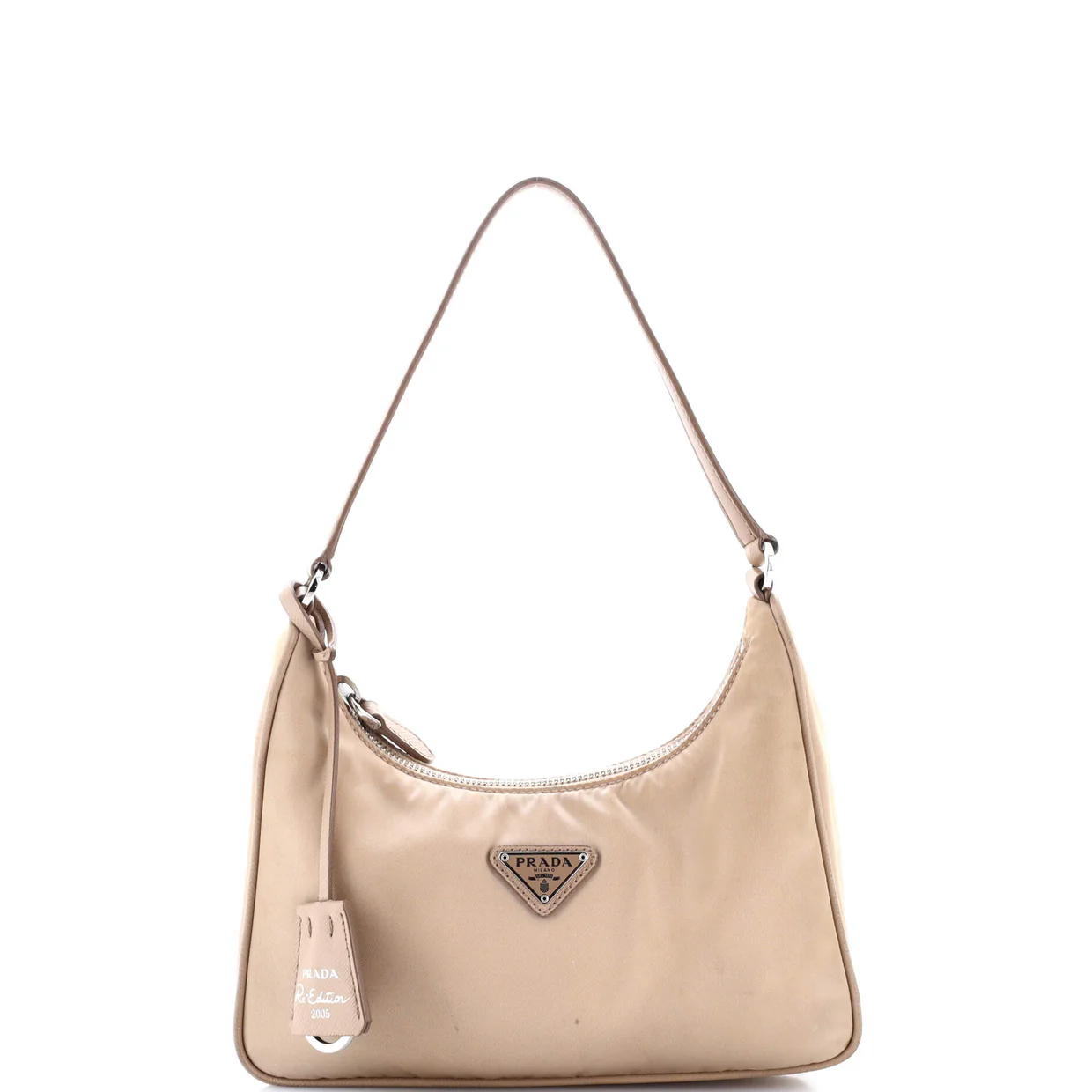 Re-Edition 2005 Hobo Tessuto with Saffiano Leather Mini - Deep Luxury