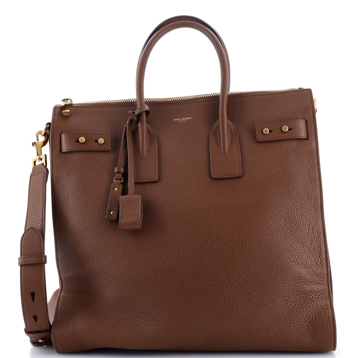 Sac de Jour Souple Zip Tote Leather North South - Deep Luxury