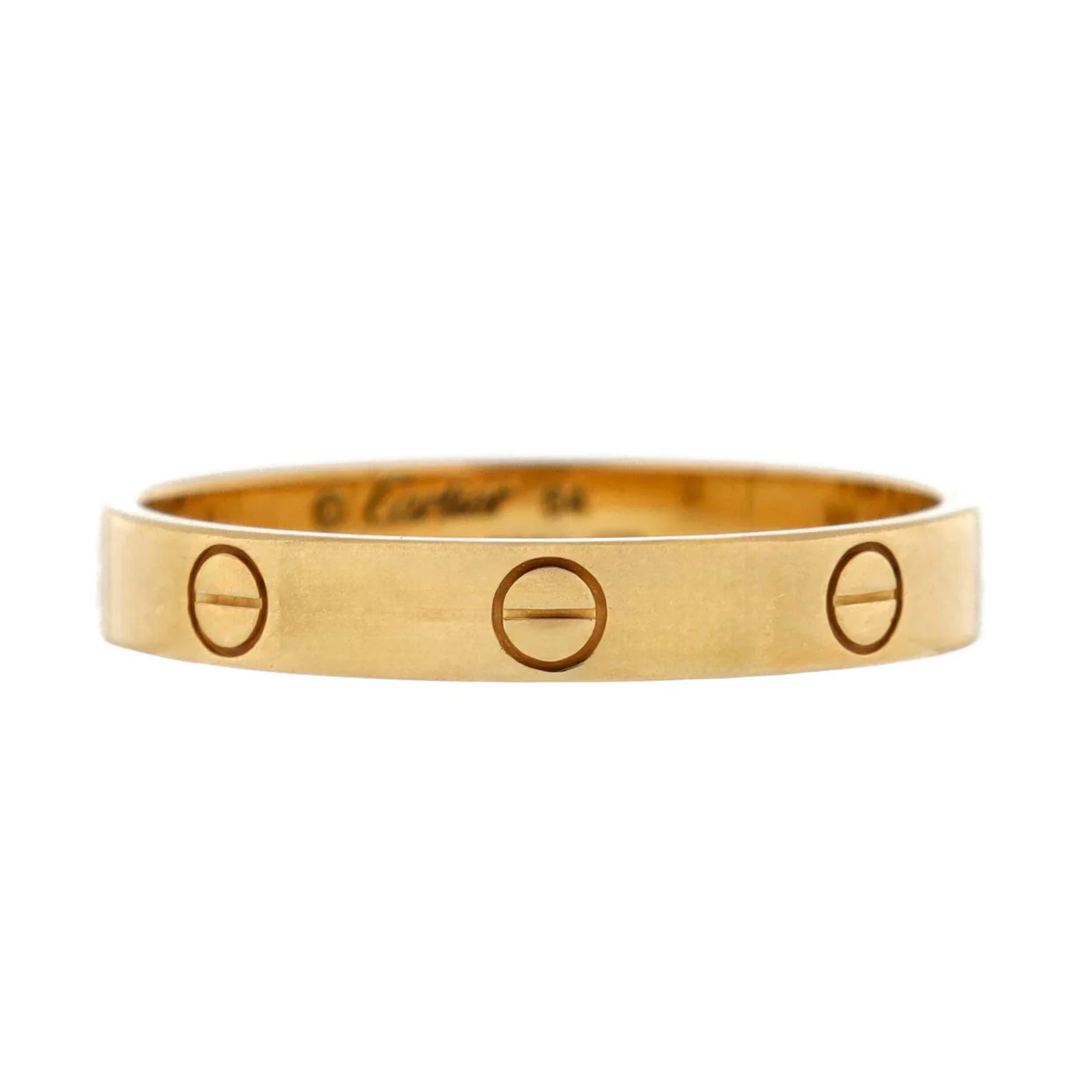Love Wedding Band Ring 18K Yellow Gold - Deep Luxury