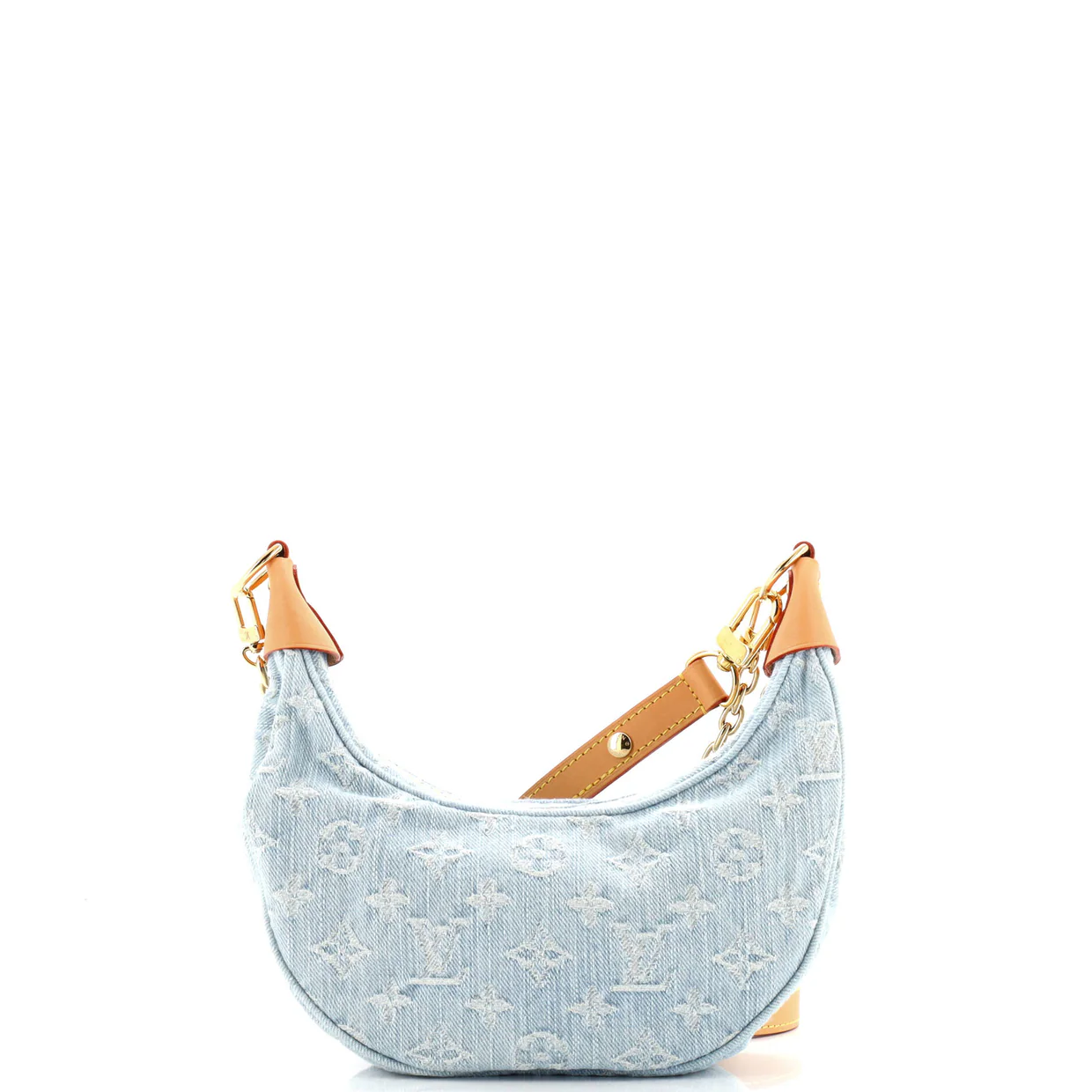 Loop Handbag Monogram Denim - Deep Luxury