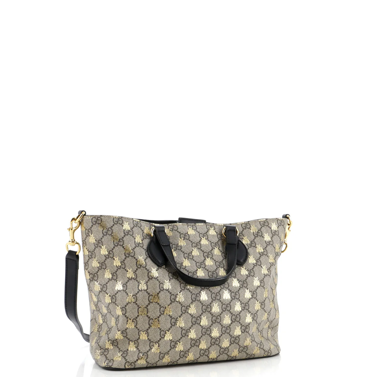 Convertible Soft Tote Printed GG Coated Canvas Small - Deep Luxury