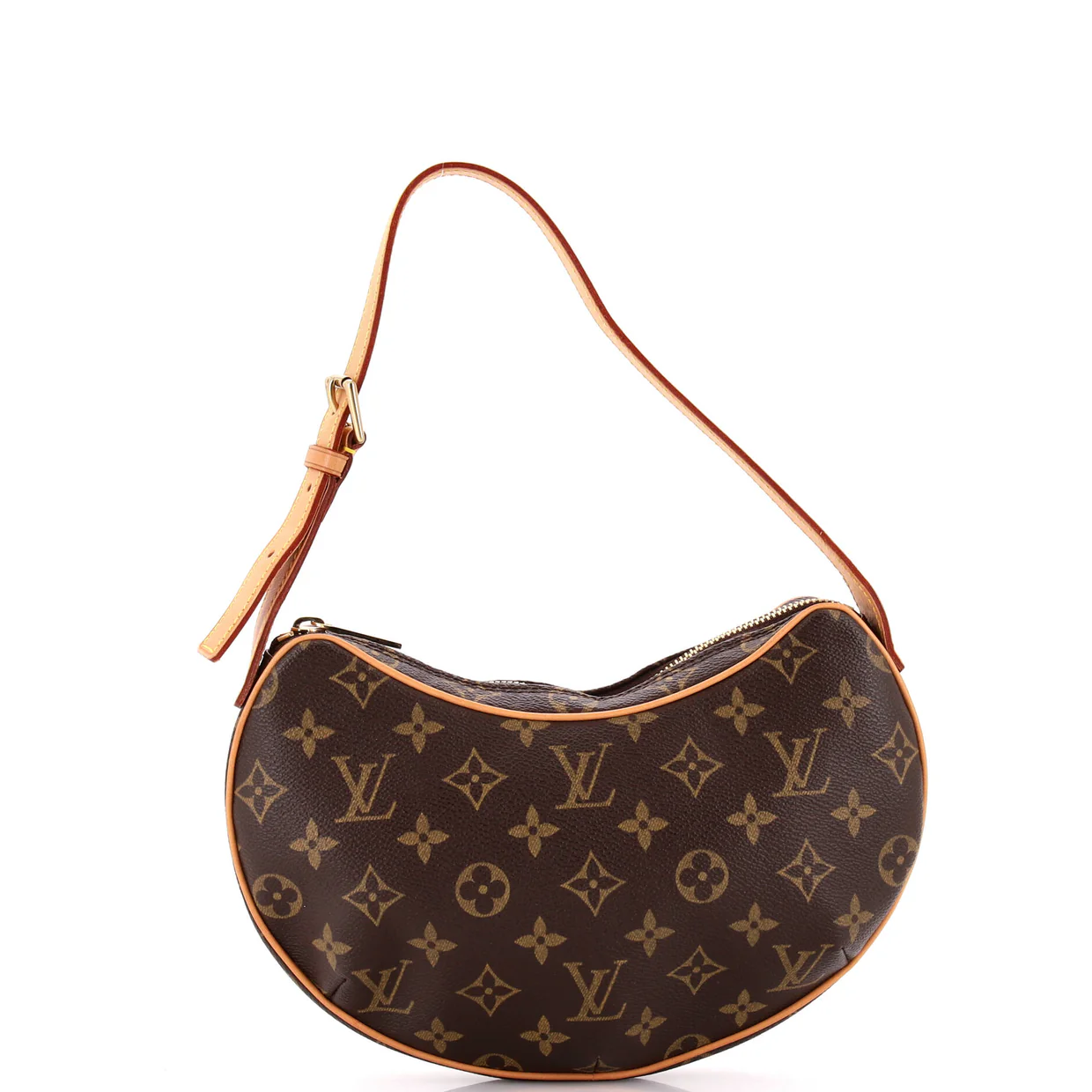 Croissant Handbag Monogram Canvas PM - Deep Luxury