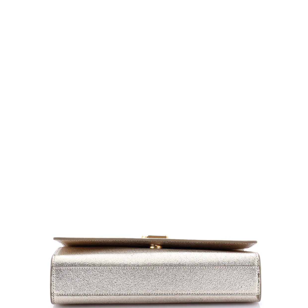 Classic Monogram Crossbody Bag Metallic Leather Medium - Deep Luxury