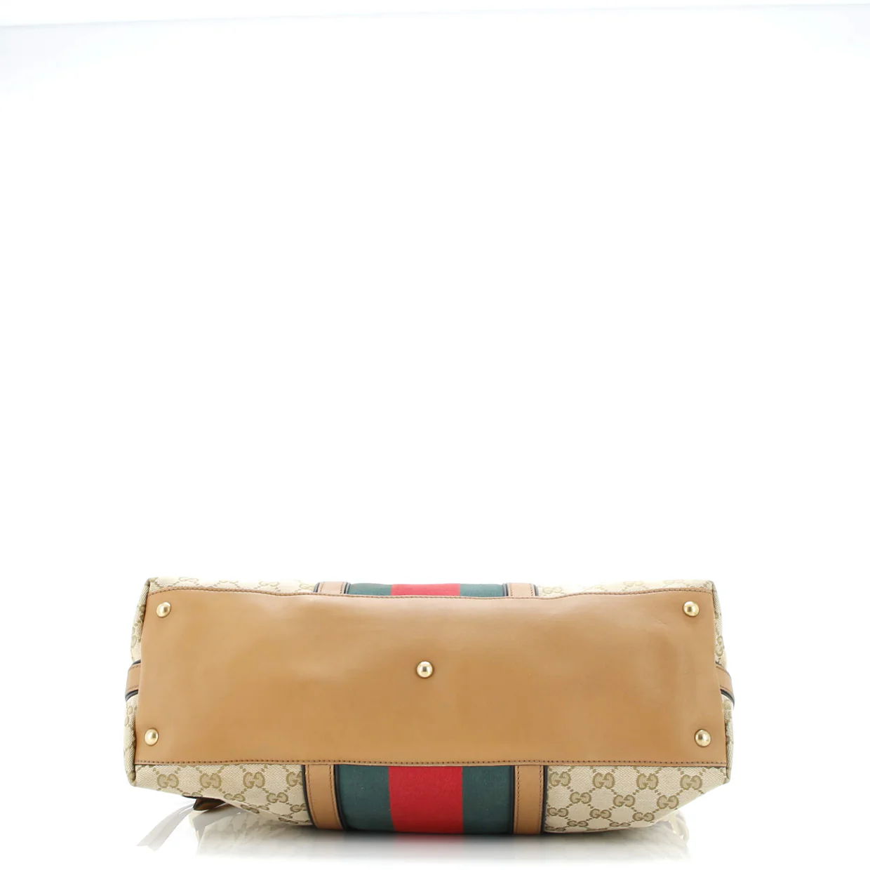 Rania Convertible Top Handle Bag Web GG Canvas Medium - Deep Luxury