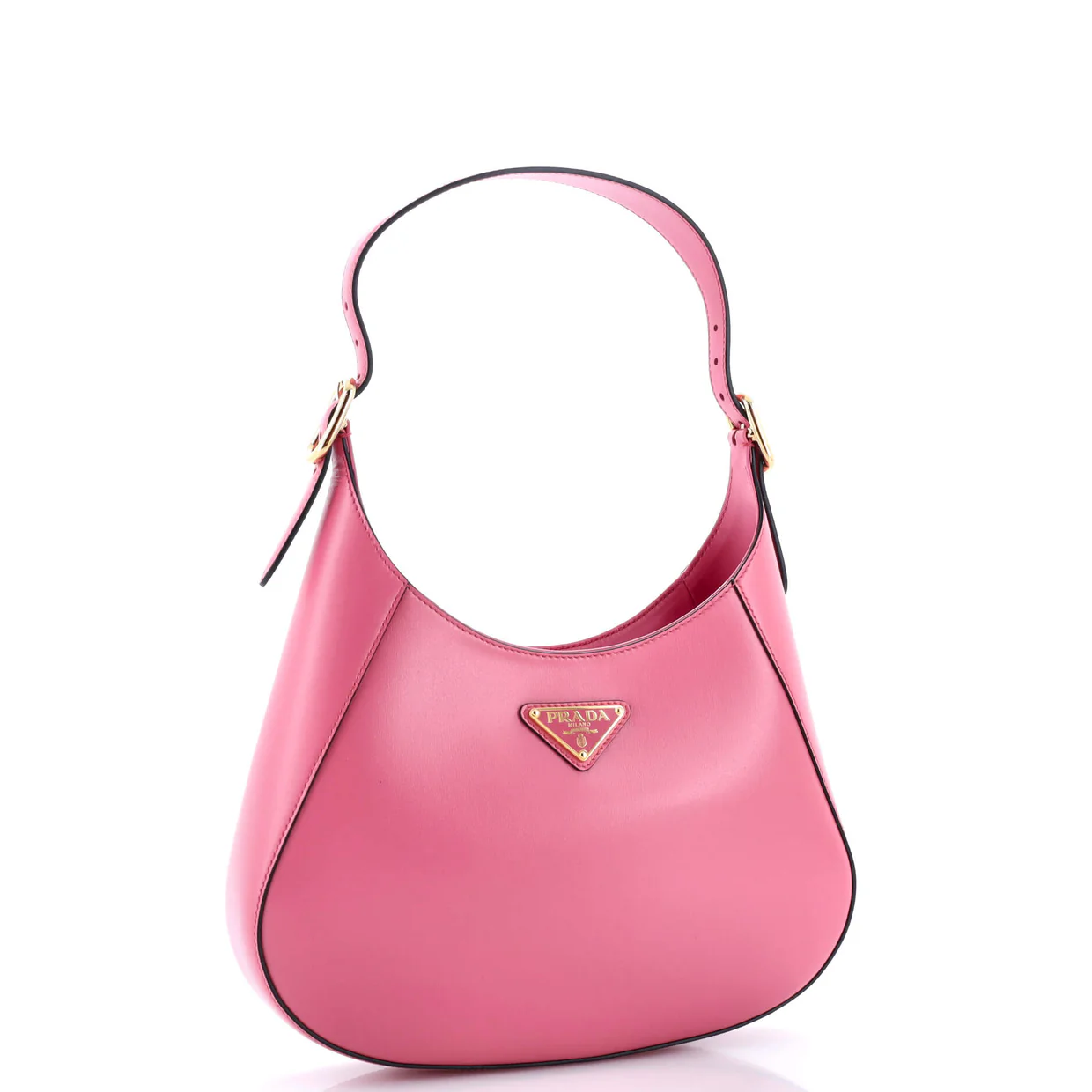 Cleo Shoulder Bag Box Calf Medium - Deep Luxury