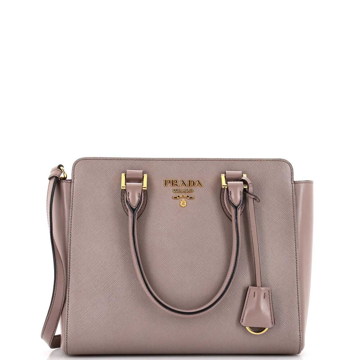 Convertible Tote Saffiano with Soft Calf Small - Deep Luxury