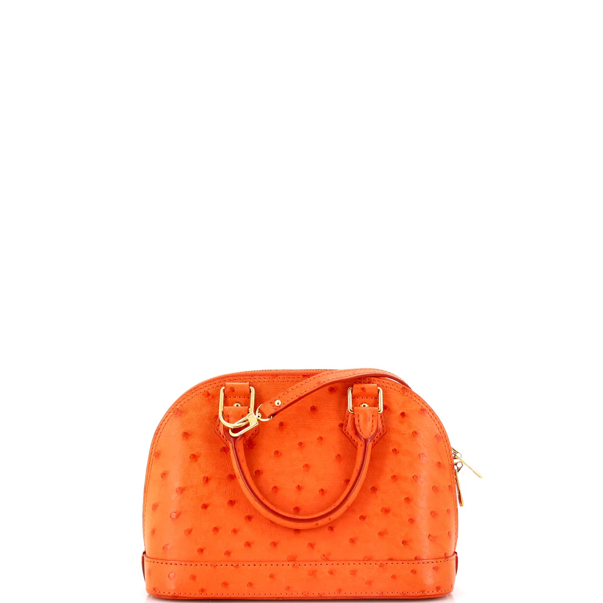 Alma Handbag Ostrich BB - Deep Luxury