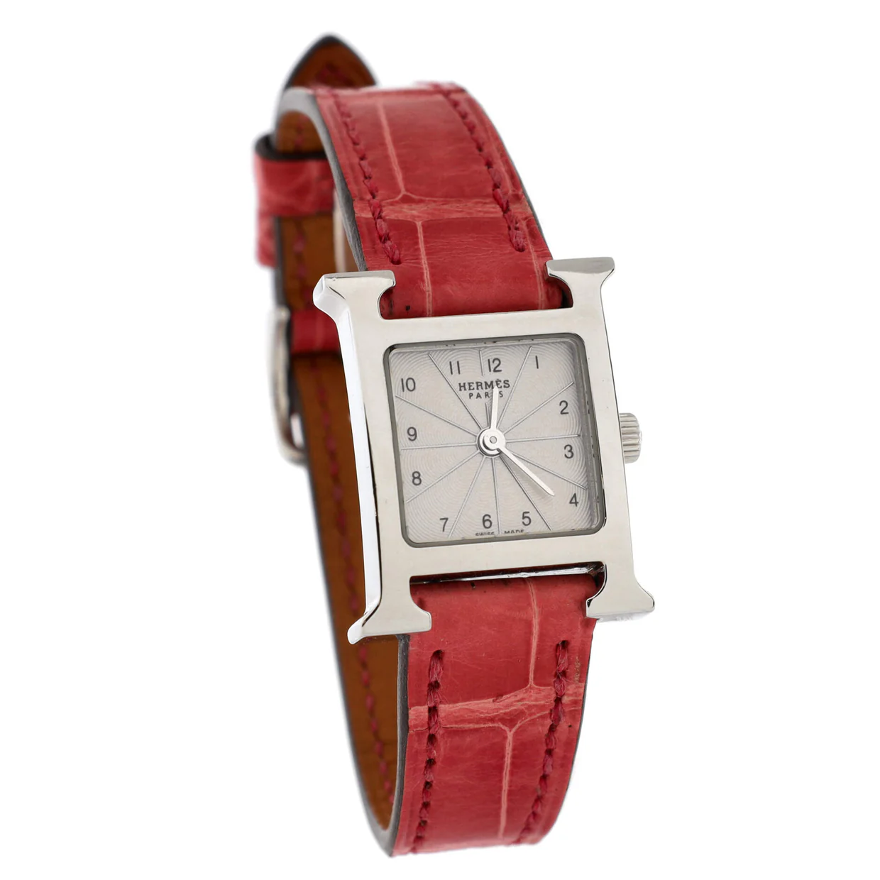 Heure H Quartz Watch Plated Metal and Leather 17 - Deep Luxury