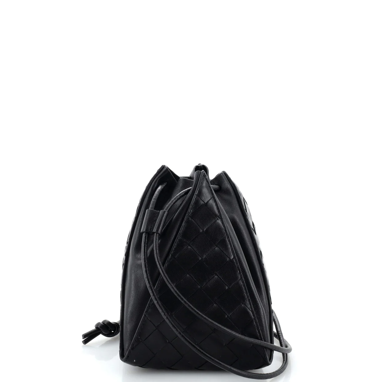 The Knot Shoulder Bag Intrecciato Nappa Mini - Deep Luxury