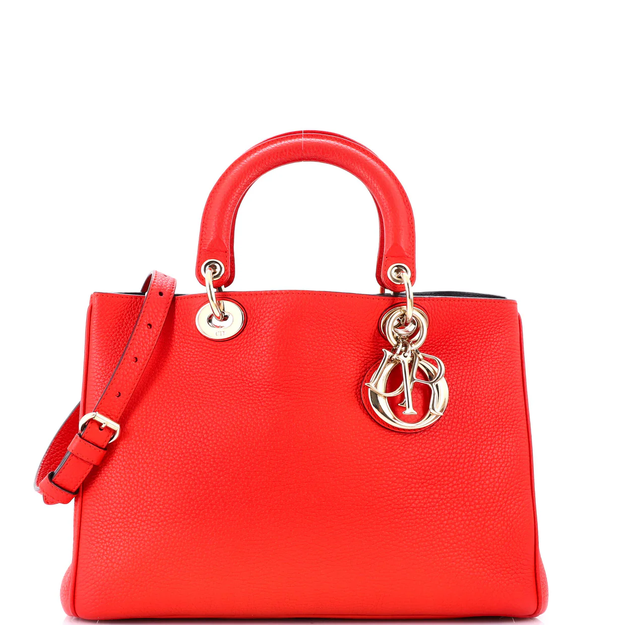 Diorissimo Tote Pebbled Leather Medium - Deep Luxury