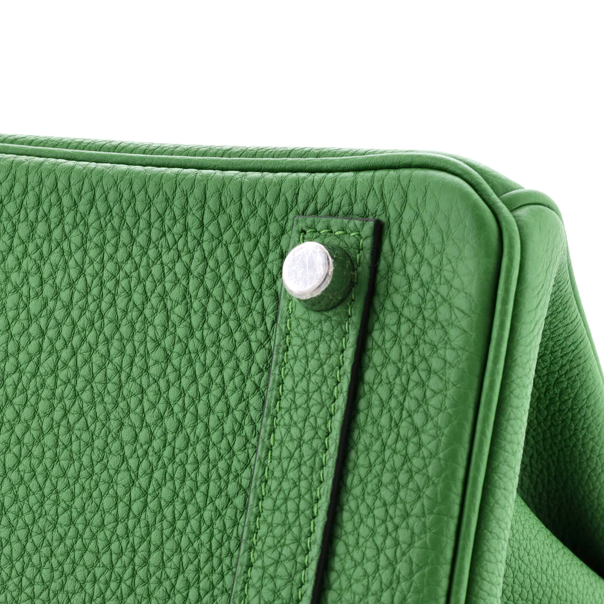 Birkin Handbag Vert Yucca Togo with Palladium Hardware 25 - Deep Luxury