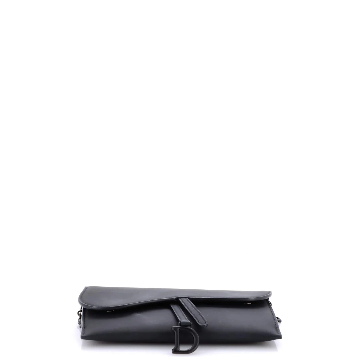 Ultra Matte Saddle Chain Wallet Leather - Deep Luxury