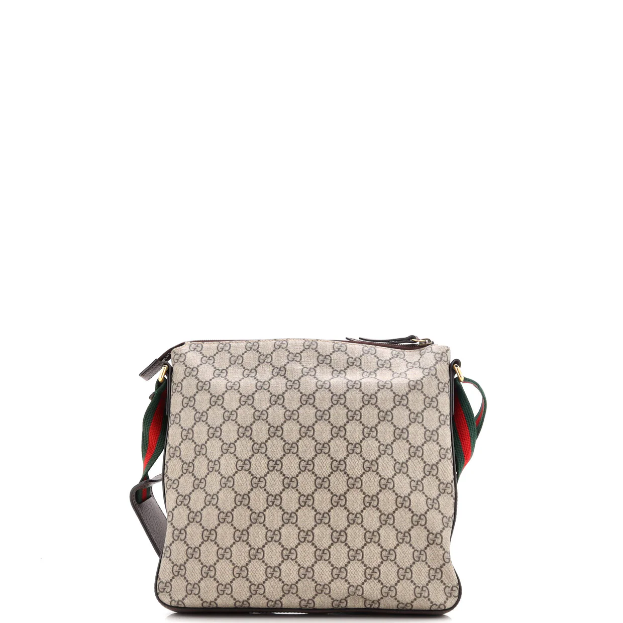 Courrier Zip Messenger GG Coated Canvas with Applique Medium - Deep Luxury