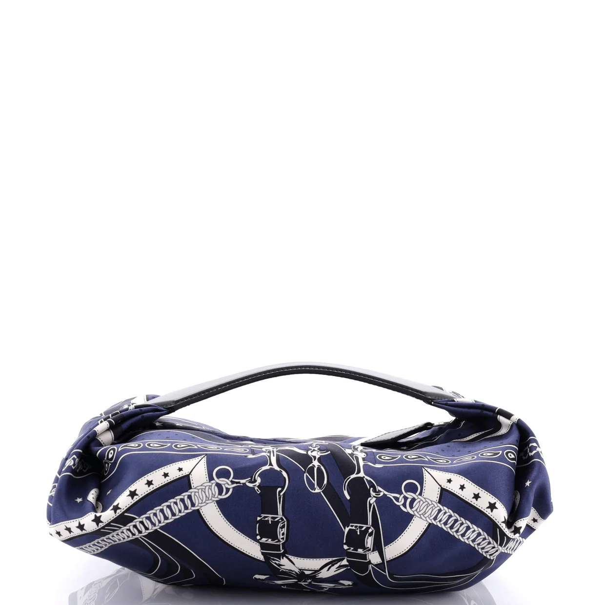 Balusoie Bag Printed Silk and Leather - Deep Luxury