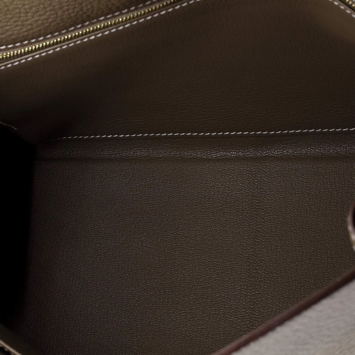 Kelly Handbag Grey Clemence with Gold Hardware 28 - Deep Luxury
